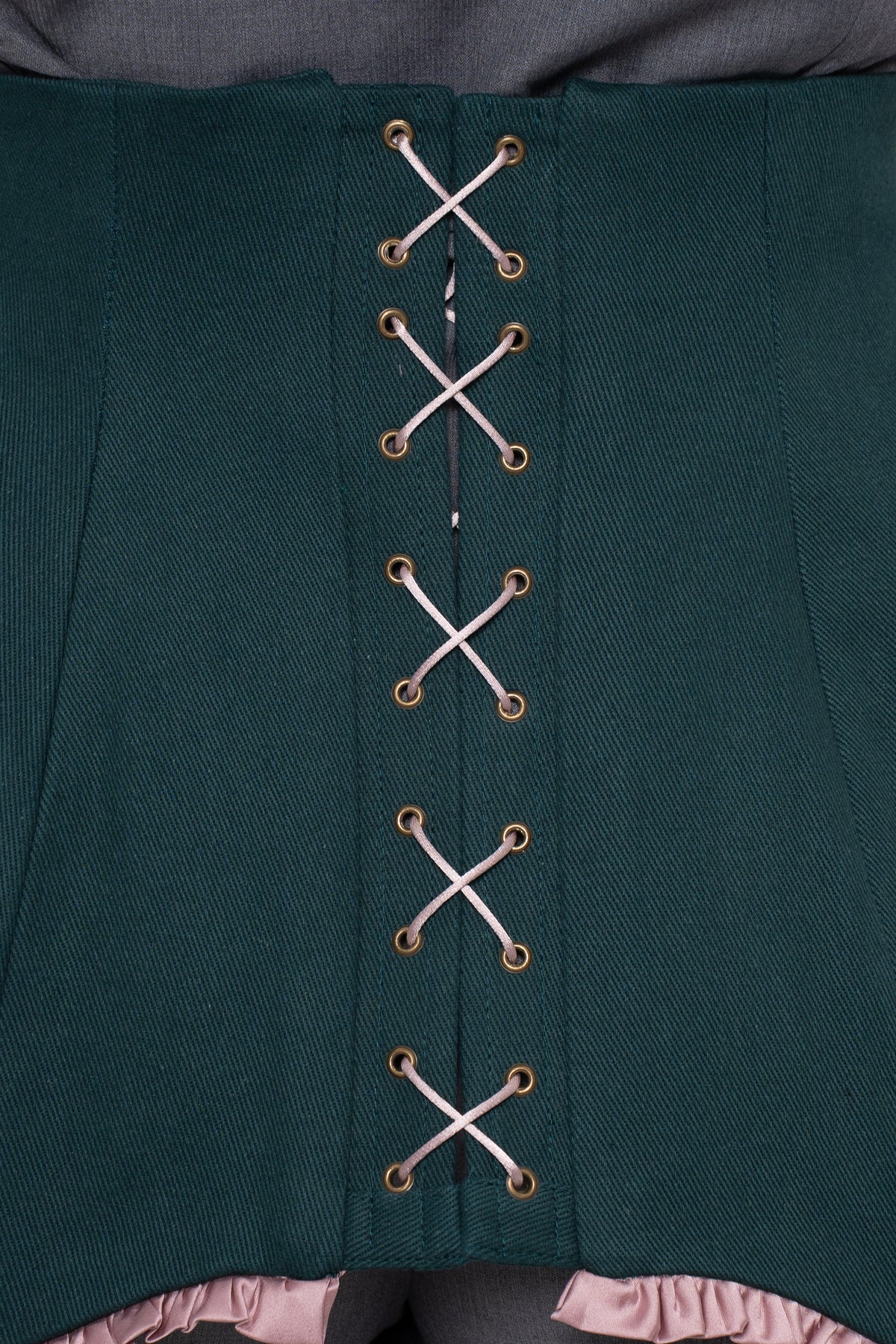 PEPLUM GREEN